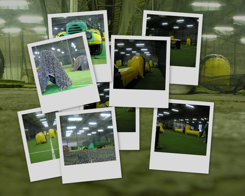 Paintball-Pilot: Spielfeld-Details: Tautenhain Indoor: Paintball Hangar: Bilder